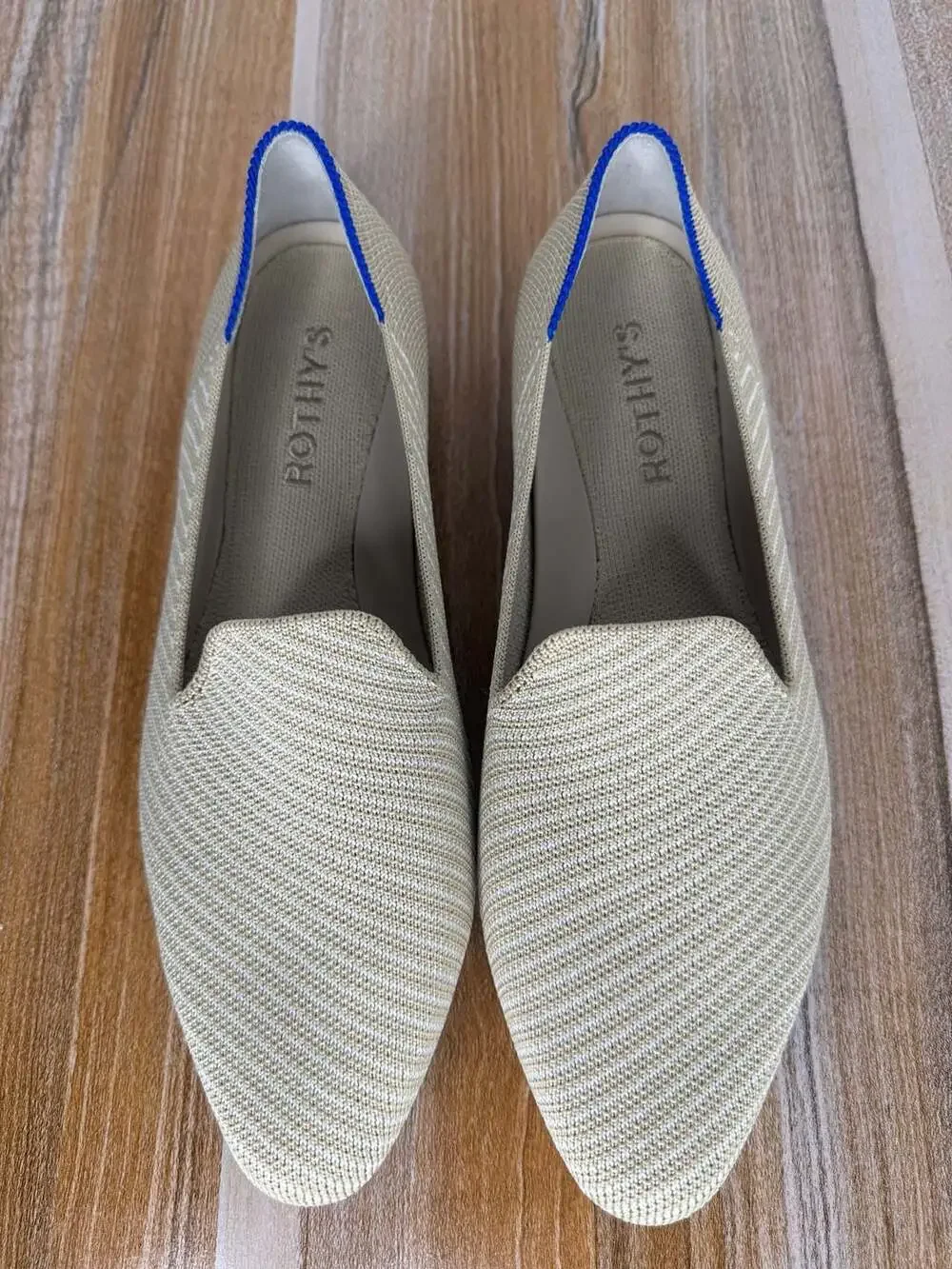 Rothy's The Almond Loafer Chai Twill Woven Flats Size W7